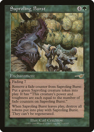 Saproling Burst [Nemesis] | Exor Games Bridgewater