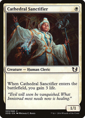 Cathedral Sanctifier [Duel Decks: Blessed vs. Cursed] | Exor Games Bridgewater