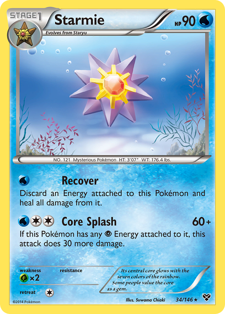 Starmie (34/146) [XY: Base Set] | Exor Games Bridgewater