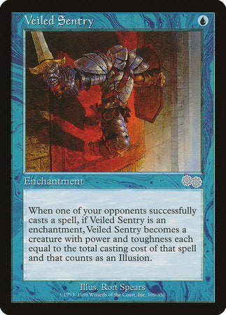 Veiled Sentry [Urza's Saga] | Exor Games Bridgewater