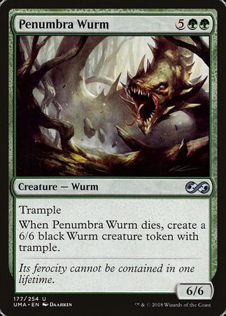 Penumbra Wurm [Ultimate Masters] | Exor Games Bridgewater