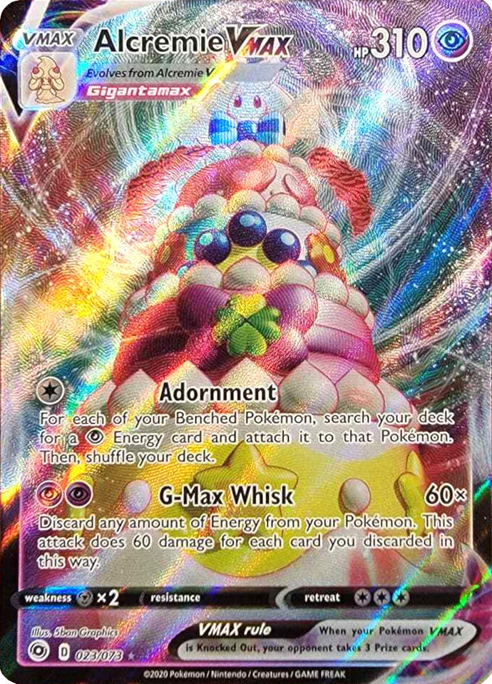 Alcremie VMAX (023/073) [Prize Pack Series One] | Exor Games Bridgewater