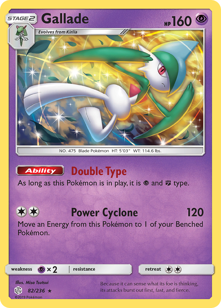 Gallade (82/236) [Sun & Moon: Cosmic Eclipse] | Exor Games Bridgewater