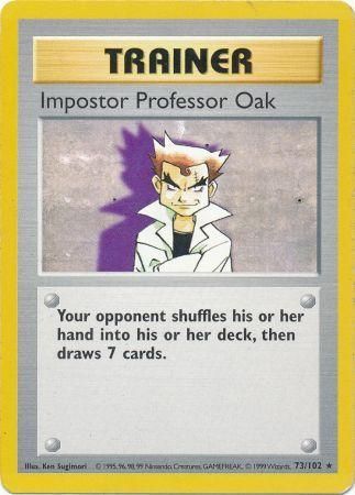 Impostor Professor Oak (73/102) [Base Set Shadowless Unlimited] | Exor Games Bridgewater