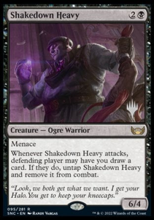 Shakedown Heavy (Promo Pack) [Streets of New Capenna Promos] | Exor Games Bridgewater