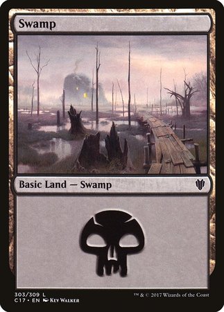Swamp (303) [Commander 2017] | Exor Games Bridgewater