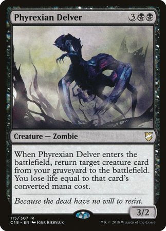 Phyrexian Delver [Commander 2018] | Exor Games Bridgewater