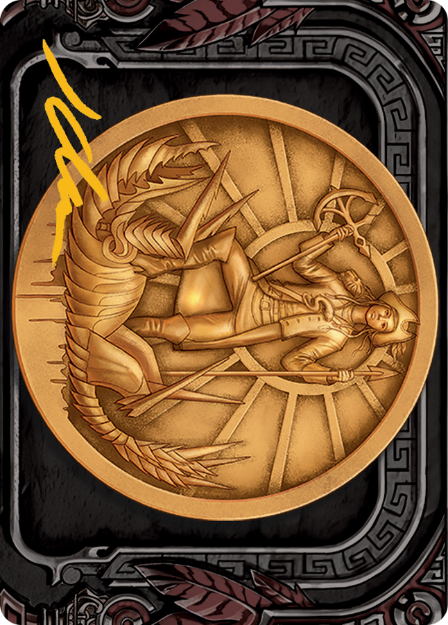 Captain Lannery Storm Art Card (Gold-Stamped Signature) [March of the Machine Art Series] | Exor Games Bridgewater