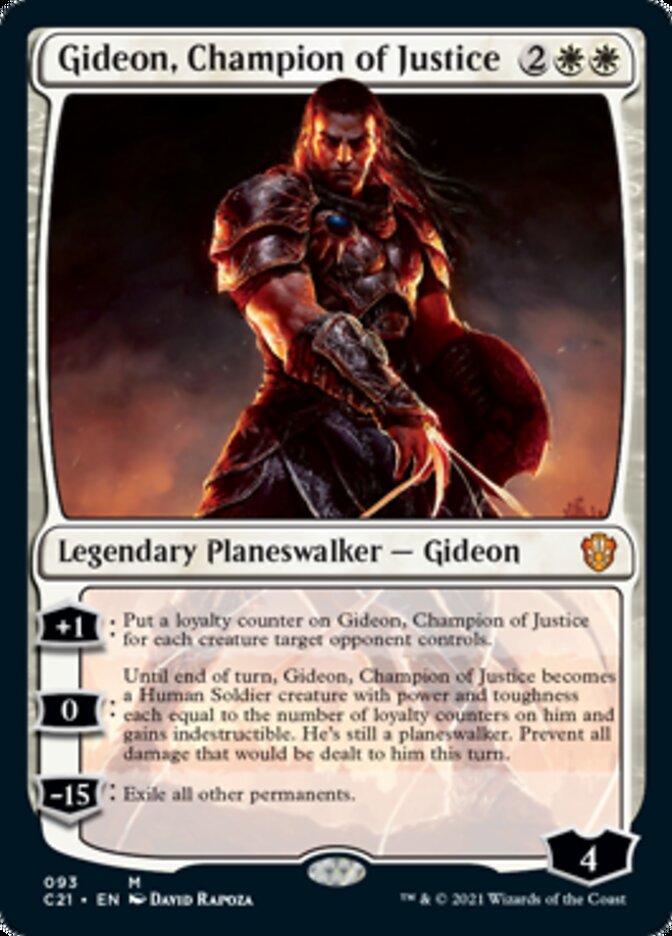 Gideon, Champion of Justice [Commander 2021] | Exor Games Bridgewater