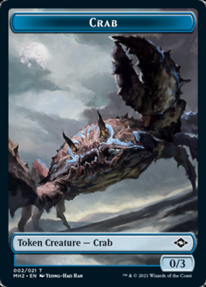 Crab Token // Food Token (18) [Modern Horizons 2 Tokens] | Exor Games Bridgewater