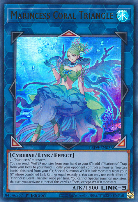 Marincess Coral Triangle [LED9-EN033] Ultra Rare | Exor Games Bridgewater