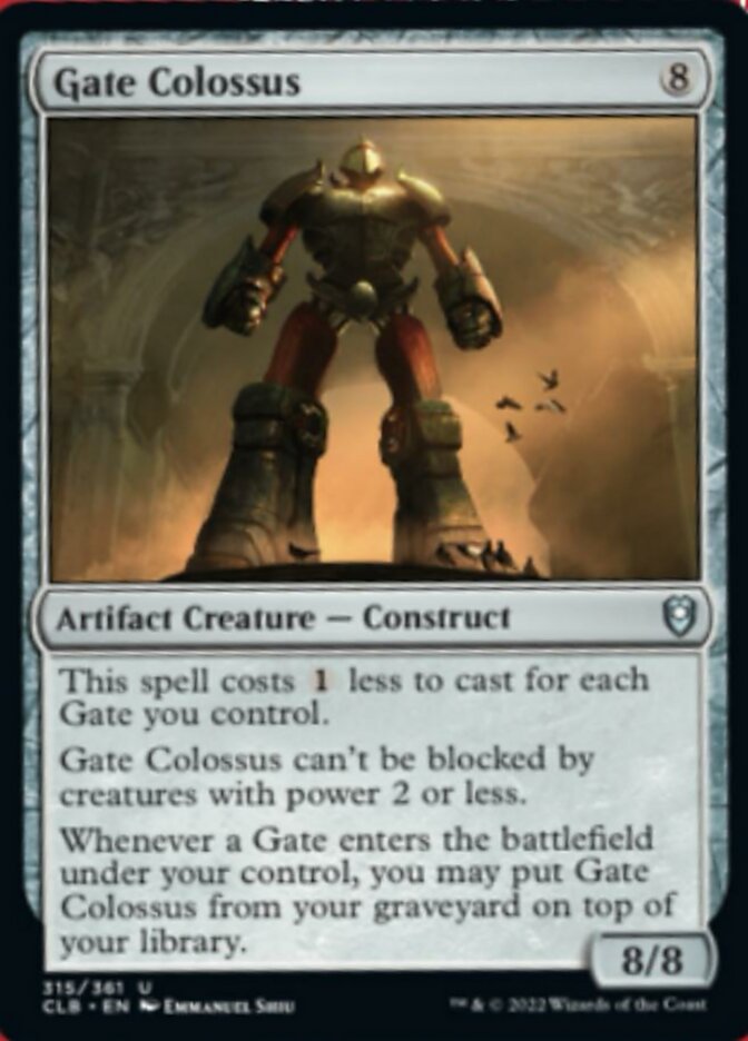 Gate Colossus [Commander Legends: Battle for Baldur's Gate] | Exor Games Bridgewater