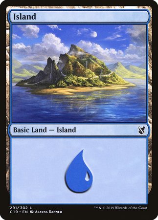 Island (291) [Commander 2019] | Exor Games Bridgewater