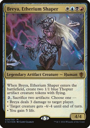 Breya, Etherium Shaper (Commander 2016) [Commander 2016 Oversized] | Exor Games Bridgewater