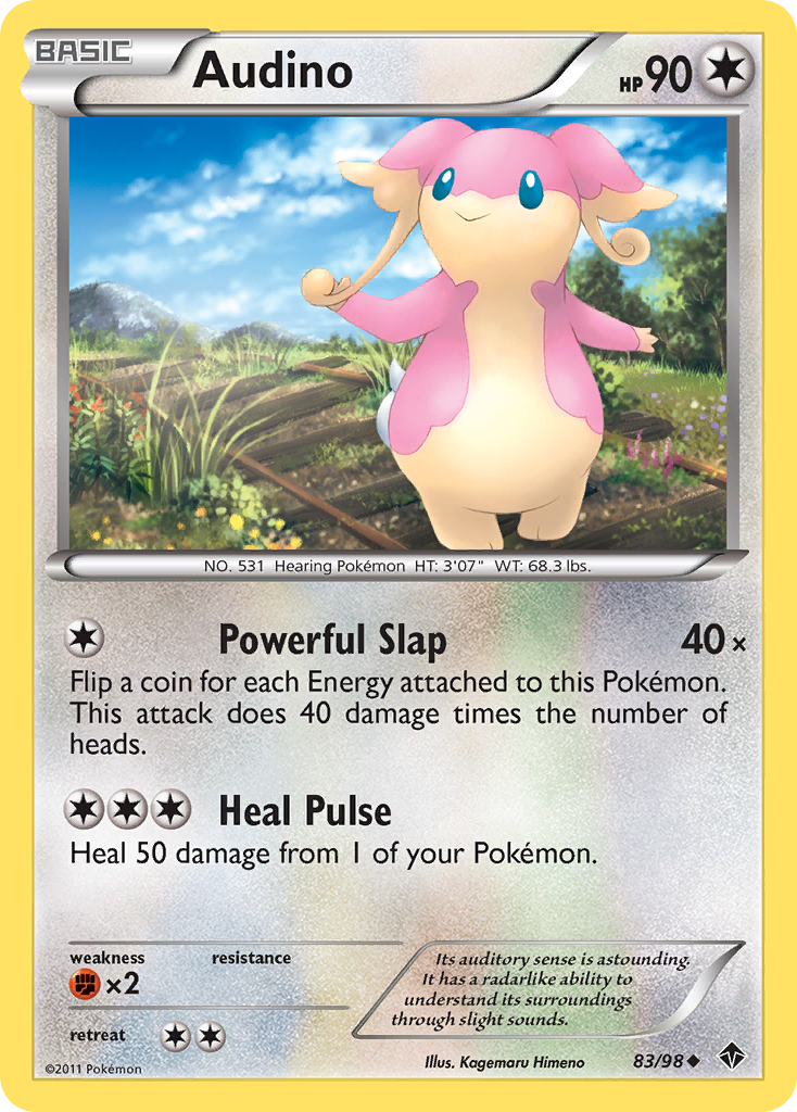 Audino (83/98) [Black & White: Emerging Powers] | Exor Games Bridgewater