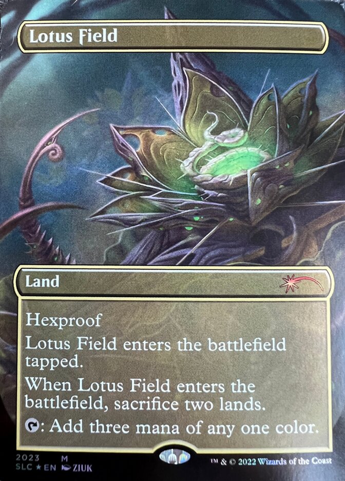 Lotus Field (Borderless) [Secret Lair 30th Anniversary Countdown Kit] | Exor Games Bridgewater