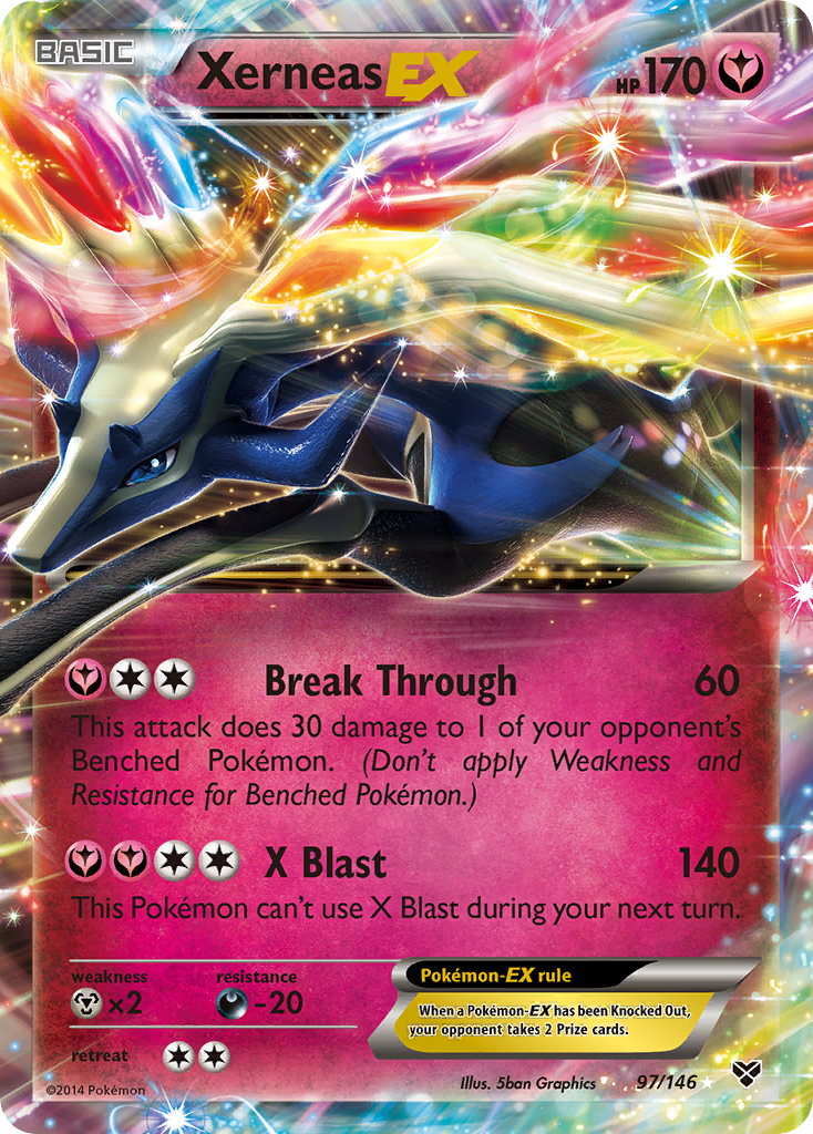 Xerneas EX (97/146) [XY: Base Set] | Exor Games Bridgewater