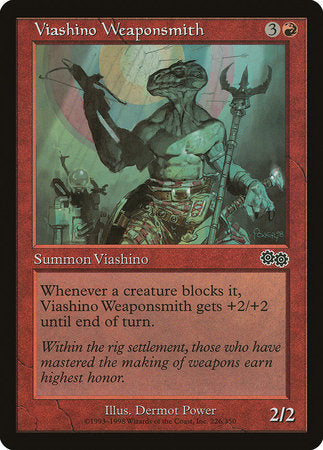 Viashino Weaponsmith [Urza's Saga] | Exor Games Bridgewater