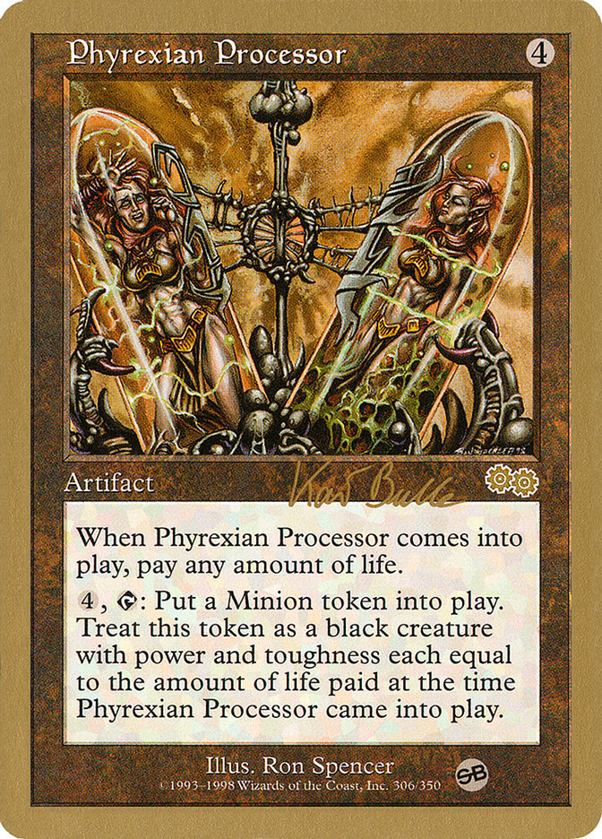 Phyrexian Processor (Kai Budde) (SB) [World Championship Decks 1999] | Exor Games Bridgewater