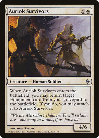 Auriok Survivors [New Phyrexia] | Exor Games Bridgewater