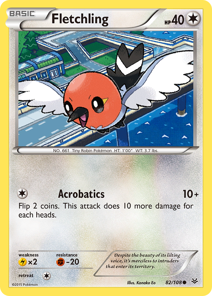 Fletchling (82/108) [XY: Roaring Skies] | Exor Games Bridgewater