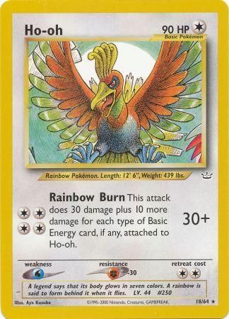Ho-oh (18/64) [Neo Revelation Unlimited] | Exor Games Bridgewater