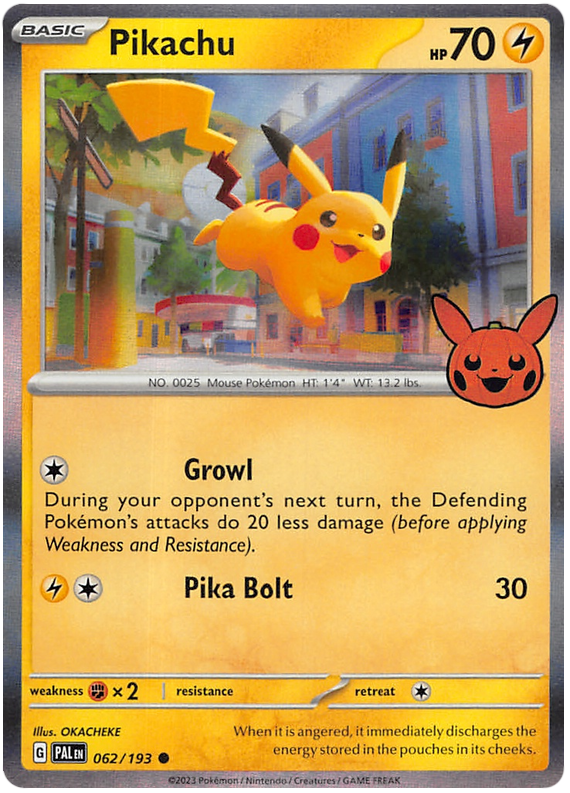 Pikachu (062/193) [Trick or Trade 2023] | Exor Games Bridgewater