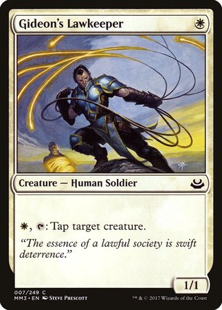 Gideon's Lawkeeper [Modern Masters 2017] | Exor Games Bridgewater