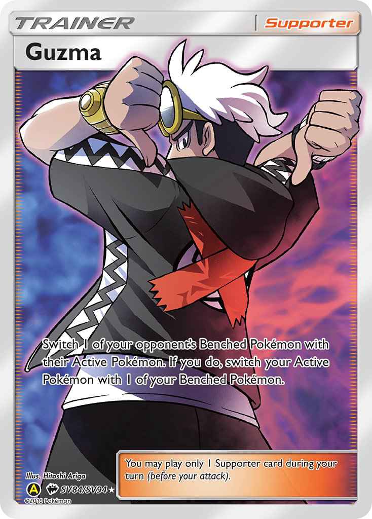 Guzma (SV84/SV94) [Sun & Moon: Hidden Fates - Shiny Vault] | Exor Games Bridgewater