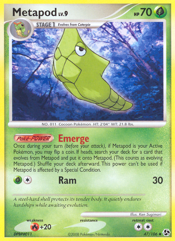 Metapod (47/106) [Diamond & Pearl: Great Encounters] | Exor Games Bridgewater