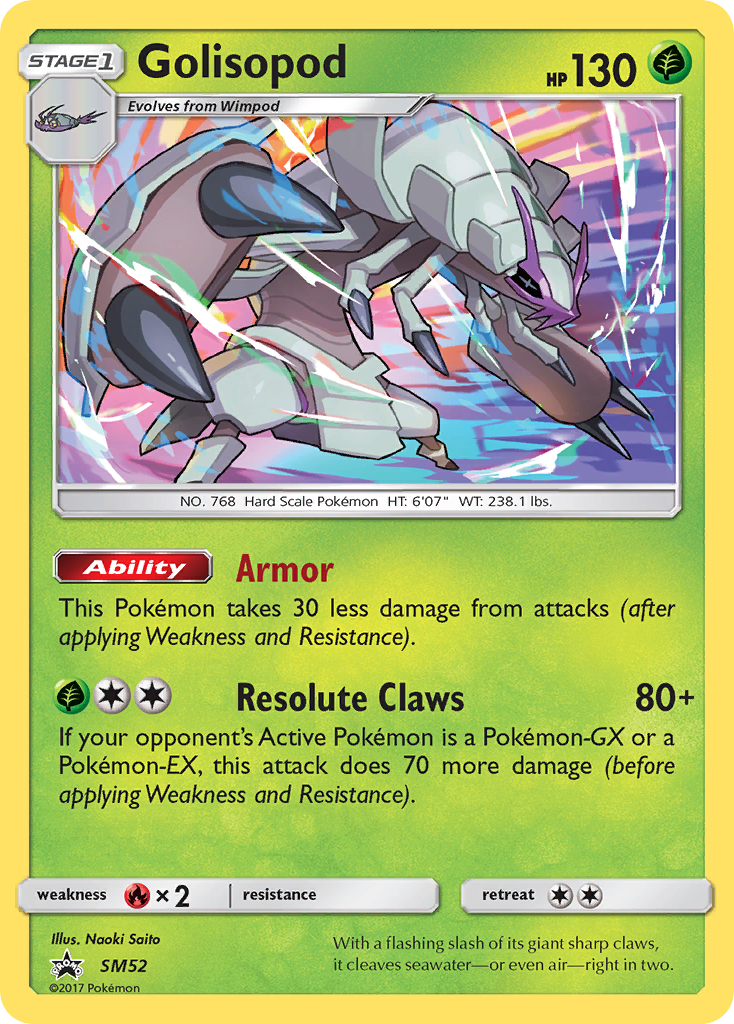 Golisopod (SM52) [Sun & Moon: Black Star Promos] | Exor Games Bridgewater