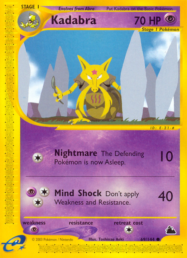 Kadabra (69/144) [Skyridge] | Exor Games Bridgewater