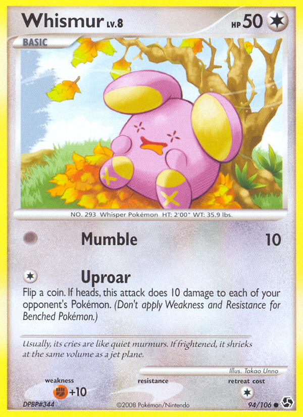 Whismur (94/106) [Diamond & Pearl: Great Encounters] | Exor Games Bridgewater