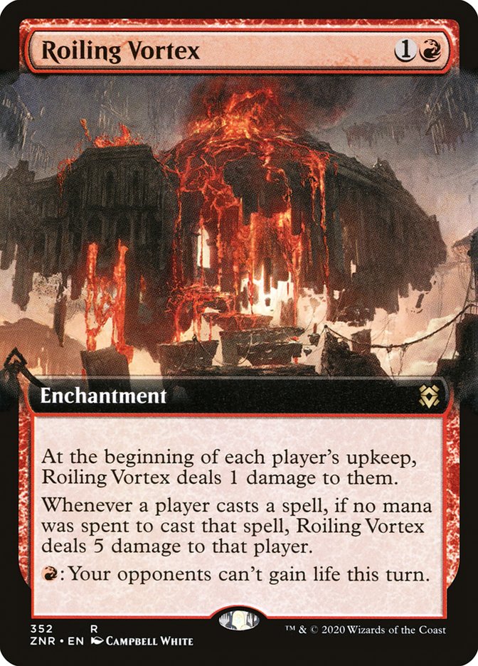 Roiling Vortex (Extended Art) [Zendikar Rising] | Exor Games Bridgewater