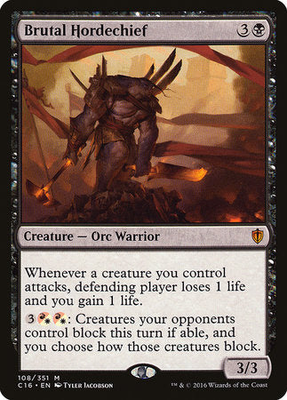 Brutal Hordechief [Commander 2016] | Exor Games Bridgewater