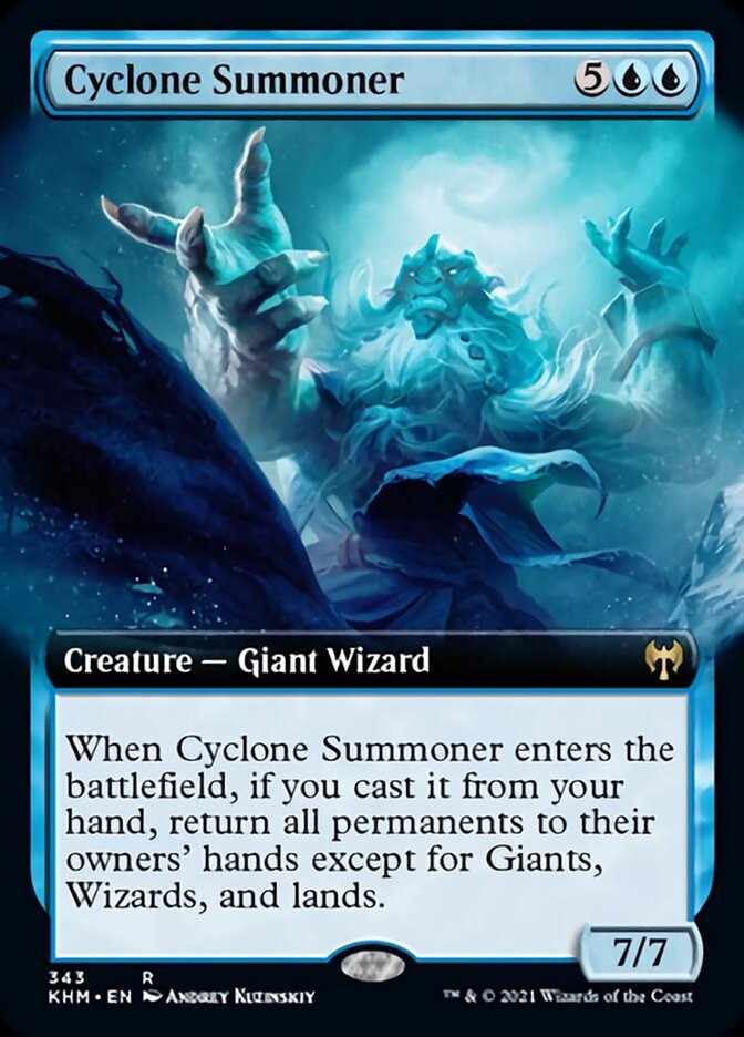 Cyclone Summoner (Extended Art) [Kaldheim] | Exor Games Bridgewater