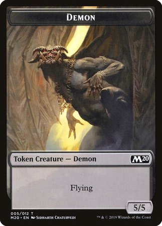 Demon Token [Core Set 2020 Tokens] | Exor Games Bridgewater