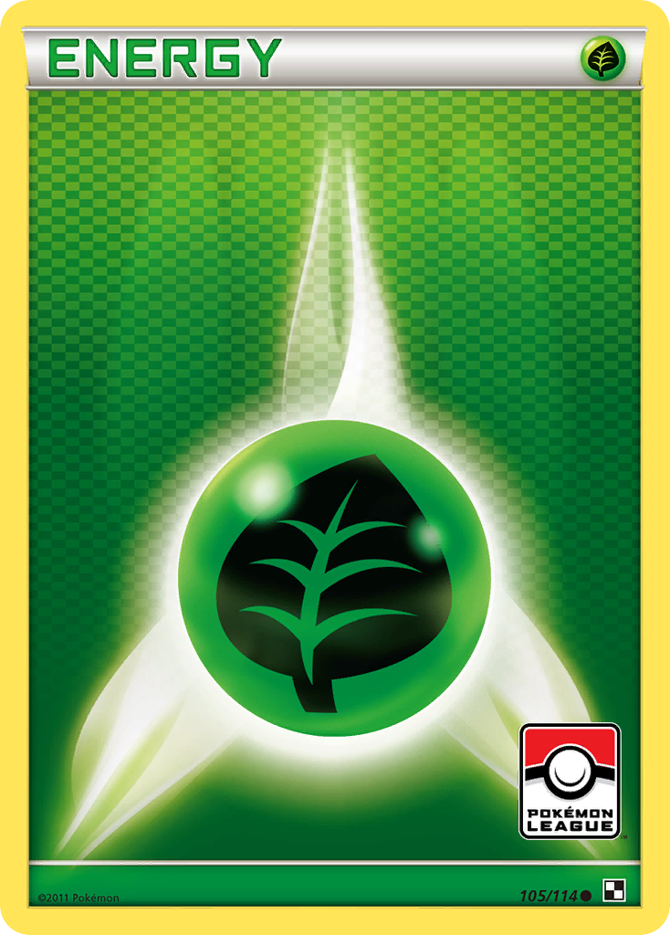 Grass Energy (105/114) [Black & White: Base Set] | Exor Games Bridgewater