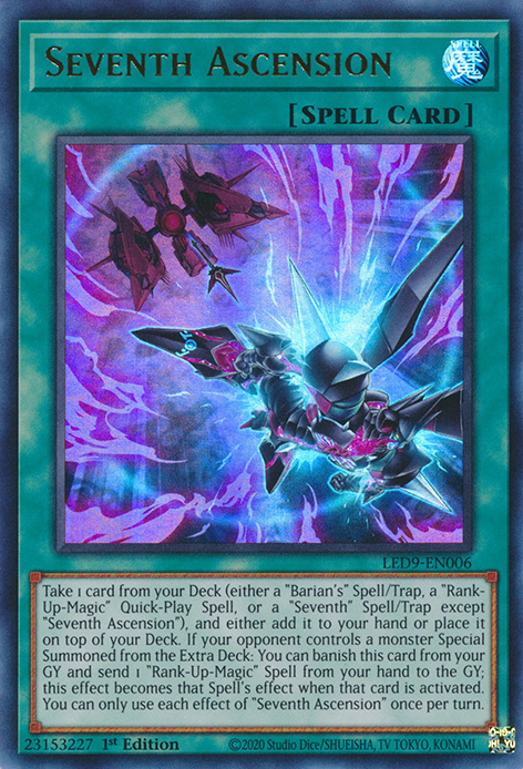 Seventh Ascension [LED9-EN006] Ultra Rare | Exor Games Bridgewater