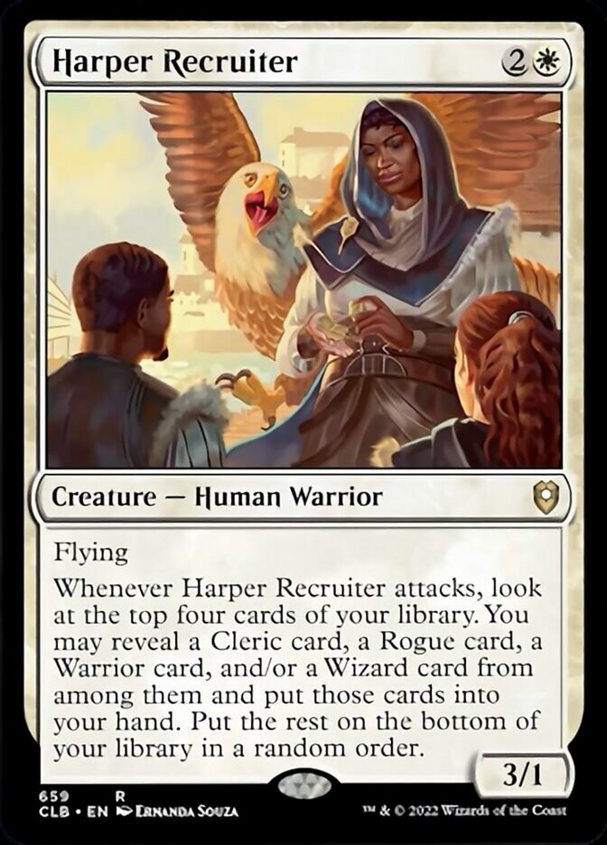 Harper Recruiter [Commander Legends: Battle for Baldur's Gate] | Exor Games Bridgewater