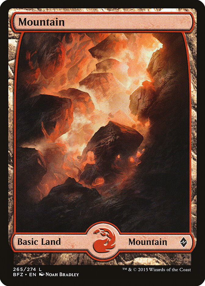 Mountain (265) [Battle for Zendikar] | Exor Games Bridgewater