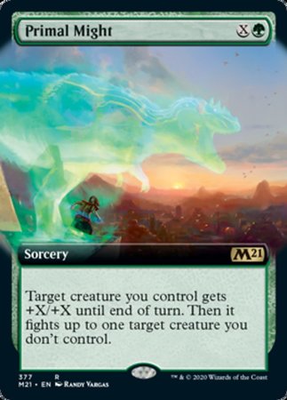 Primal Might (Extended Art) [Core Set 2021] | Exor Games Bridgewater