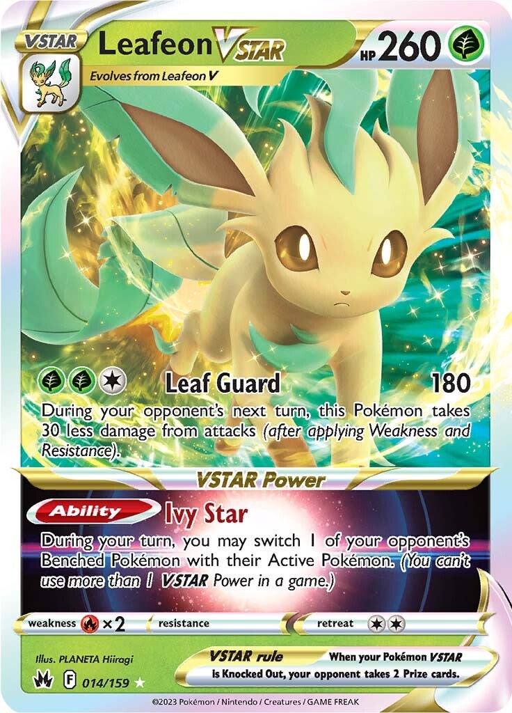 Leafeon VSTAR (014/159) [Sword & Shield: Crown Zenith] | Exor Games Bridgewater