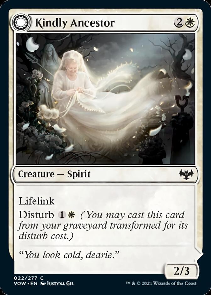 Kindly Ancestor // Ancestor's Embrace [Innistrad: Crimson Vow] | Exor Games Bridgewater