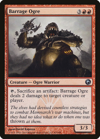 Barrage Ogre [Scars of Mirrodin] | Exor Games Bridgewater