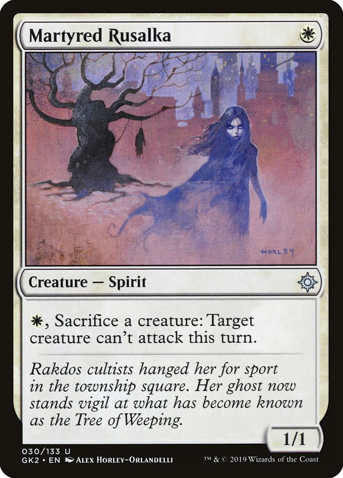 Martyred Rusalka [Ravnica Allegiance Guild Kit] | Exor Games Bridgewater