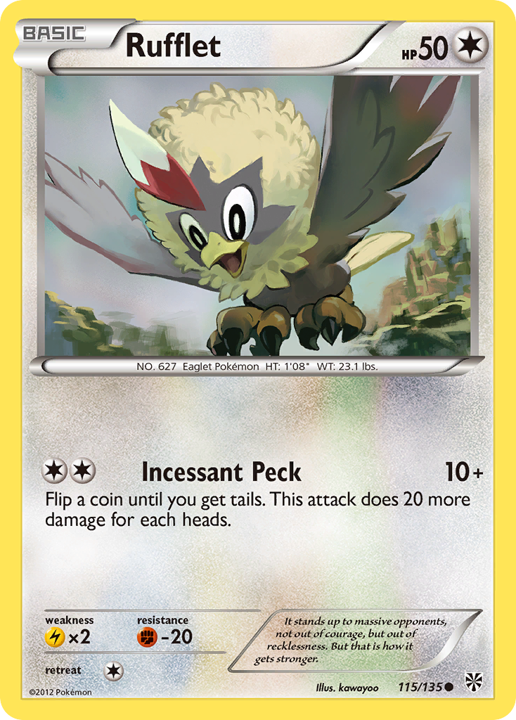 Rufflet (115/135) [Black & White: Plasma Storm] | Exor Games Bridgewater