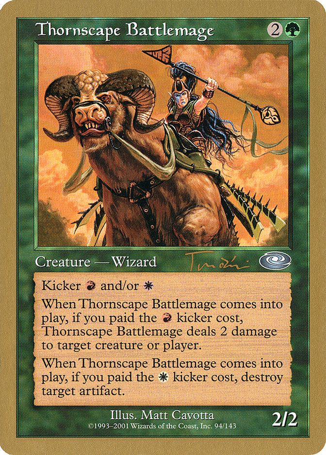 Thornscape Battlemage (Jan Tomcani) [World Championship Decks 2001] | Exor Games Bridgewater