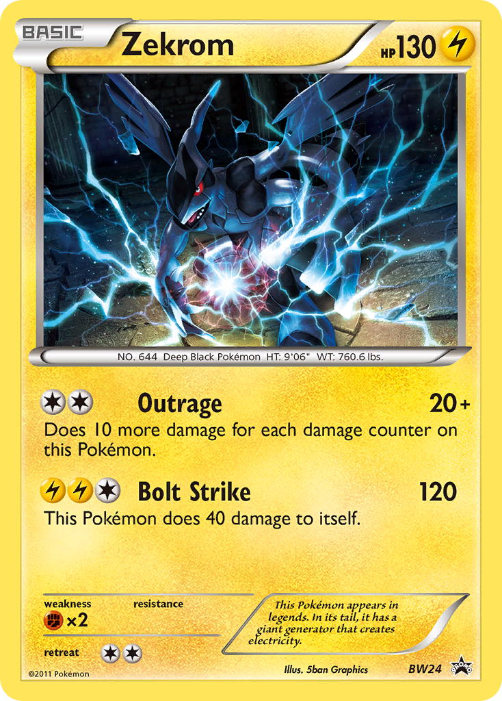 Zekrom (BW24) [Black & White: Black Star Promos] | Exor Games Bridgewater