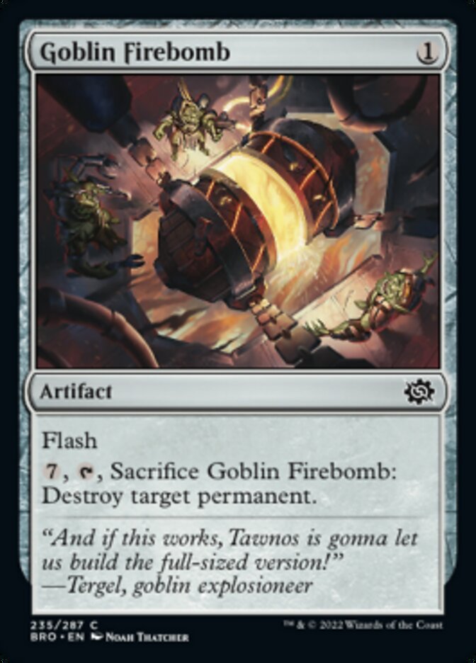 Goblin Firebomb [The Brothers' War] | Exor Games Bridgewater